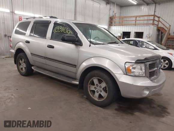 2008 Dodge Durango SLT with VIN 1D8HB48N18F128438, listed as a IAAI auction lot 43381300 with 169,463 mi miles and . Bid and sale history available at DreamBid. Image 1.
