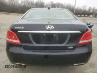 2014 Hyundai Equus Ultimate z VIN KMHGH4JH3EU076035, wystawiony jako Copart lot #46129025 z przebiegiem 41 083 mil mil oraz Szkoda całkowita • Salvage title. Historia ofert i sprzedaży dostępna na DreamBid. Obrazek 6.