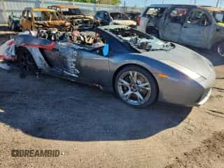2007 Lamborghini Gallardo with VIN ZHWGU22T37LA04553, listed as a Copart auction lot 83983725 with Not provided miles and Salvage title. Bid and sale history available at DreamBid. Image 4.