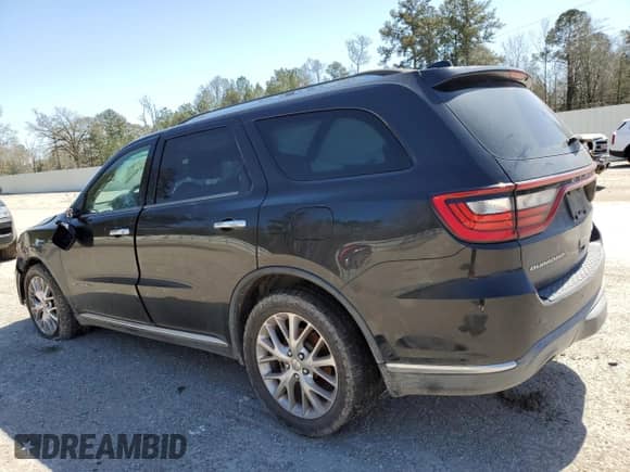 2014 Dodge Durango Citadel z VIN 1C4SDHET7EC360211, wystawiony jako Copart lot #48544175 z przebiegiem 129 732 mil mil oraz Szkoda całkowita • Salvage title. Historia ofert i sprzedaży dostępna na DreamBid. Obrazek 2.