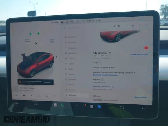 2023 Tesla Model Y Long Range с VIN 7SAYGDEE2PA203915, выставлен на аукционе IAAI как лот 42858922 с пробегом 14 429 миль миль и . История ставок и продаж доступна на DreamBid. Изображение 18.
