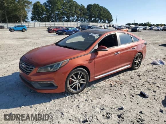 2015 Hyundai Sonata Sport с VIN 5NPE34AB0FH243288, выставлен на аукционе Copart как лот 80220015 с пробегом 116 132 миль миль и Списание • Salvage title. История ставок и продаж доступна на DreamBid. Изображение 1.