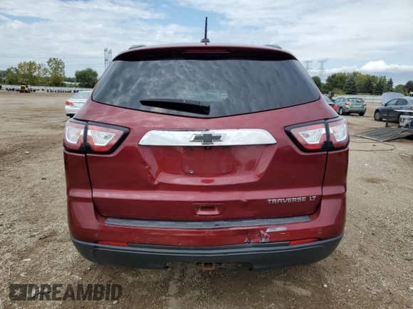 2016 Chevrolet Traverse LT with VIN 1GNKRGKD0GJ175982, listed as a Copart auction lot 81649425 with Not provided miles and Salvage title. Bid and sale history available at DreamBid. Image 6.