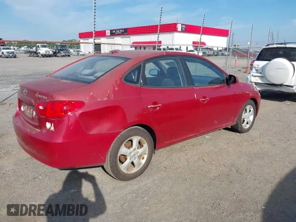 2008 Hyundai Elantra GLS with VIN KMHDU46D28U361821, listed as a IAAI auction lot 43336710 with 165,896 mi miles and . Bid and sale history available at DreamBid. Image 4.