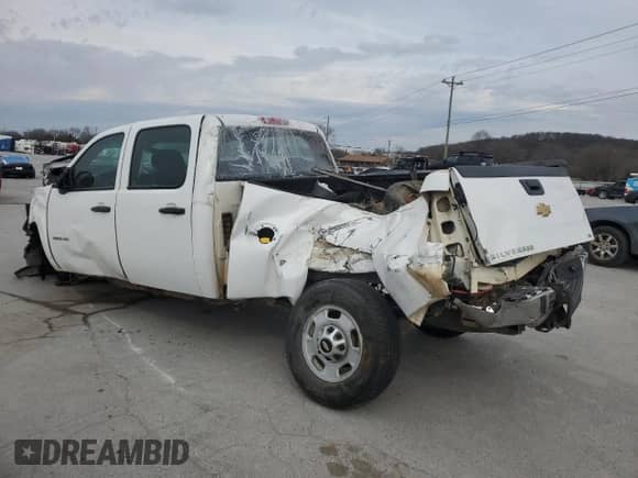 2014 Chevrolet Silverado 2500HD Work Truck z VIN 1GC1KVCG1EF184664, wystawiony jako Copart lot #47192755 z przebiegiem 199 338 mil mil oraz Szkoda całkowita • Salvage title. Historia ofert i sprzedaży dostępna na DreamBid. Obrazek 2.