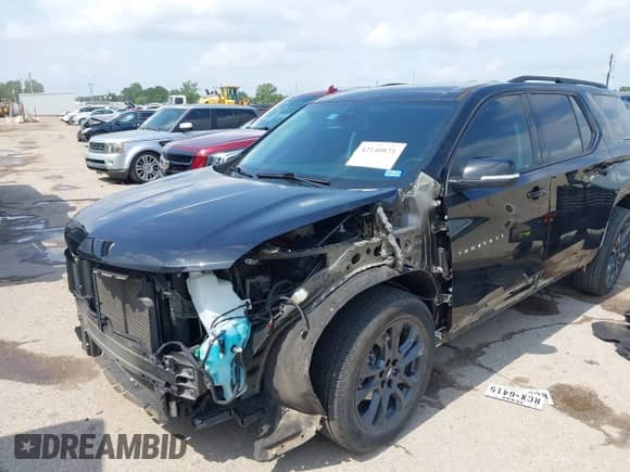 2021 Chevrolet Traverse RS z VIN 1GNERJKW9MJ255465, wystawiony jako IAAI lot #42140871 z przebiegiem 26 945 mil mil oraz . Historia ofert i sprzedaży dostępna na DreamBid. Obrazek 6.