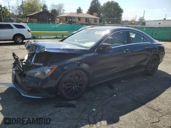 2018 Mercedes-Benz CLA 250 with VIN WDDSJ4GB2JN691787, listed as a Copart auction lot 84241375 with 92,551 mi miles and Clean title. Bid and sale history available at DreamBid. Image 1.