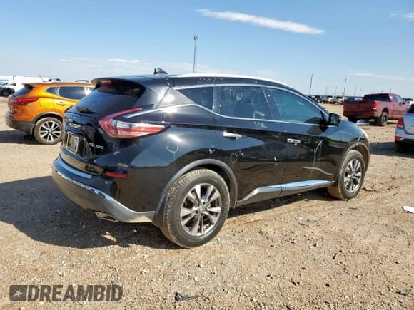 2017 Nissan Murano SL z VIN 5N1AZ2MH2HN137862, wystawiony jako Copart lot #80147585 z przebiegiem 62 559 mil mil oraz Czysty tytuł • Clean title. Historia ofert i sprzedaży dostępna na DreamBid. Obrazek 3.