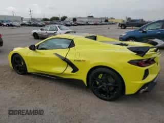 2022 Chevrolet Corvette 3LT z VIN 1G1YC3D4XN5100893, wystawiony jako Copart lot #61994414 z przebiegiem Nie podano mil oraz Szkoda całkowita • Salvage title. Historia ofert i sprzedaży dostępna na DreamBid. Obrazek 2.