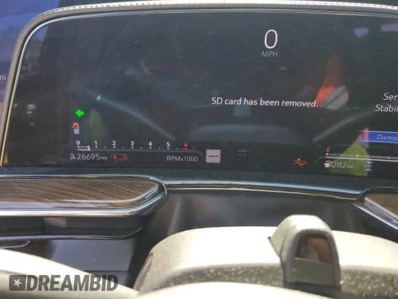 2023 Cadillac Escalade ESV 4WD Sport Platinum с VIN 1GYS4RKL7PR409072, выставлен на аукционе Copart как лот 48114335 с пробегом 26 695 миль миль и Списание • Salvage title. История ставок и продаж доступна на DreamBid. Изображение 9.