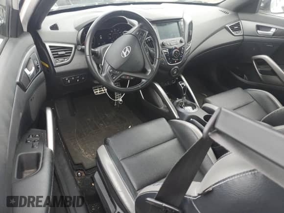 2016 Hyundai Veloster Turbo Rally Edition with VIN KMHTC6AE5GU300181, listed as a Copart auction lot 86185295 with 150,440 mi miles and Clean title. Bid and sale history available at DreamBid. Image 8.