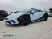 2024 Lamborghini Huracan with VIN ZHWUG7ZF0RLA28142, listed as a Copart auction lot 77010504 with Not provided miles and Salvage title. Bid and sale history available at DreamBid. Image 1.