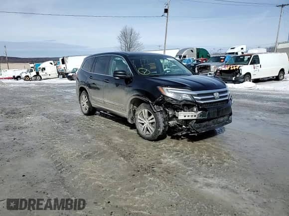 2017 Honda Pilot EX with VIN 5FNYF6H4XHB079329, listed as a Copart auction lot 46413855 with 119,050 mi miles and Salvage title. Bid and sale history available at DreamBid. Image 12.