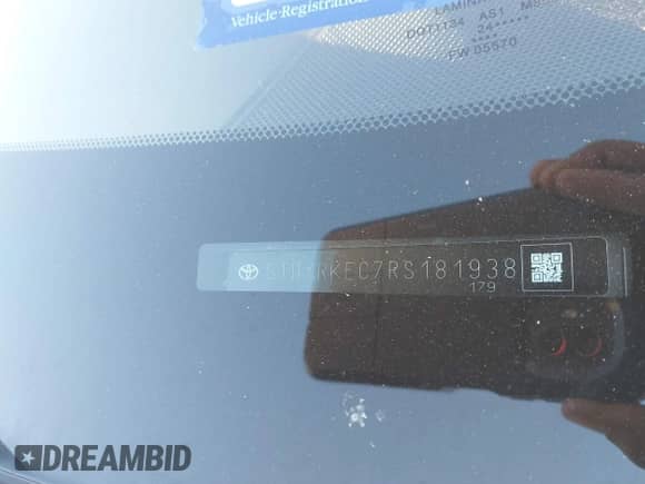 2024 Toyota Sienna XLE с VIN 5TDYRKEC7RS181938, выставлен на аукционе IAAI как лот 43522274 с пробегом 55 698 миль миль и . История ставок и продаж доступна на DreamBid. Изображение 9.