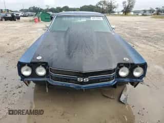 1970 Chevrolet Chevelle with VIN 136370R226529, listed as a Copart auction lot 69010084 with 24,202 mi miles and Salvage title. Bid and sale history available at DreamBid. Image 5.