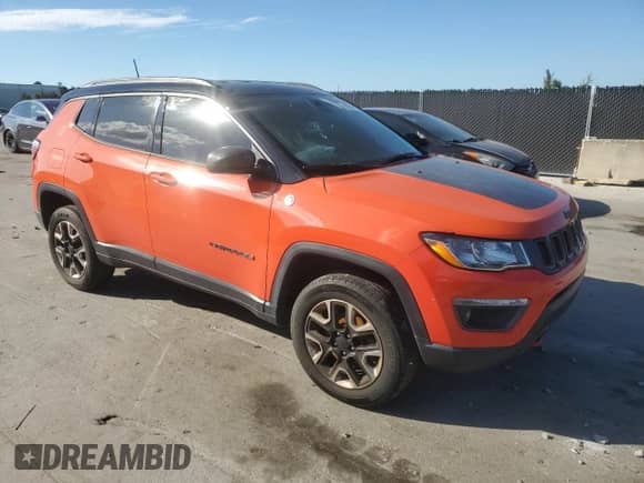 2018 Jeep Compass Trailhawk с VIN 3C4NJDDB9JT143913, выставлен на аукционе Copart как лот 82592165 с пробегом 169 451 миль миль и Чистый • Clean title. История ставок и продаж доступна на DreamBid. Изображение 4.