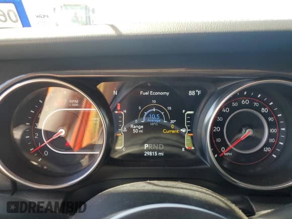 2022 Jeep Wrangler Unlimited Rubicon 392 with VIN 1C4JJXSJ9NW258344, listed as a Copart auction lot 57898634 with 29,815 mi miles and Salvage title. Bid and sale history available at DreamBid. Image 9.