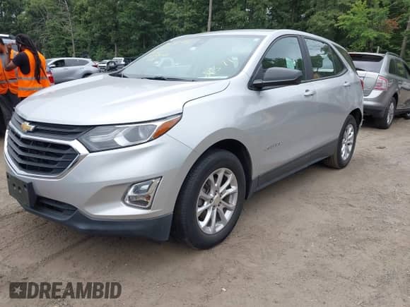 2021 Chevrolet Equinox LS with VIN 3GNAXHEV0MS112371, listed as a IAAI auction lot 42960733 with 66,301 mi miles and . Bid and sale history available at DreamBid. Image 2.
