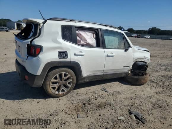 2017 Jeep Renegade Latitude z VIN ZACCJABB2HPF43371, wystawiony jako Copart lot #85837885 z przebiegiem 210 392 mil mil oraz Nie do naprawy • Non repairable. Historia ofert i sprzedaży dostępna na DreamBid. Obrazek 3.
