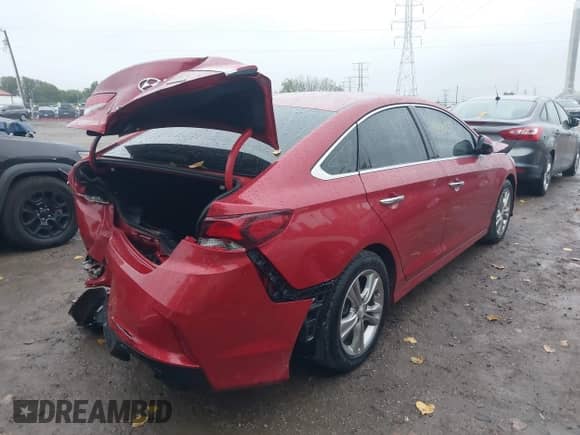 2019 Hyundai Sonata Sport z VIN 5NPE34AF9KH800521, wystawiony jako IAAI lot #43310222 z przebiegiem 148 249 mil mil oraz . Historia ofert i sprzedaży dostępna na DreamBid. Obrazek 4.