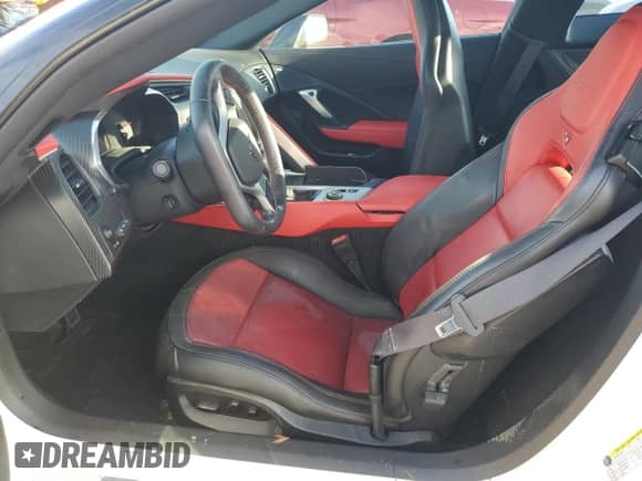 2017 Chevrolet Corvette Z06 2LZ with VIN 1G1YS2D68H5604880, listed as a Copart auction lot 74117834 with Not provided miles and Salvage title. Bid and sale history available at DreamBid. Image 7.