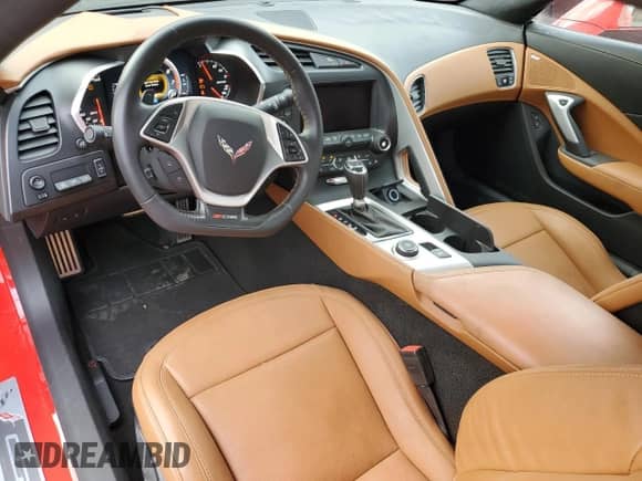 2016 Chevrolet Corvette Z06 3LZ z VIN 1G1YU3D63G5600184, wystawiony jako Copart lot #88636455 z przebiegiem 4 042 mil mil oraz Szkoda całkowita • Salvage title. Historia ofert i sprzedaży dostępna na DreamBid. Obrazek 8.