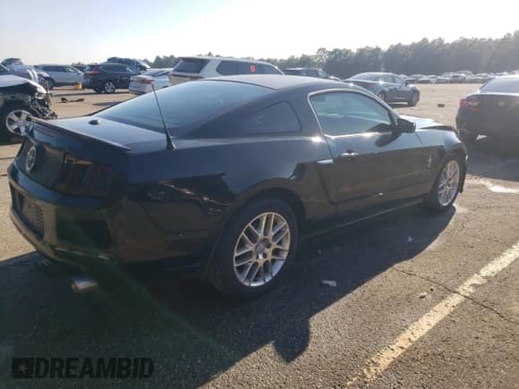 2014 Ford Mustang V6 with VIN 1ZVBP8AM6E5223655, listed as a Copart auction lot 80724685 with 154,036 mi miles and Salvage title. Bid and sale history available at DreamBid. Image 3.