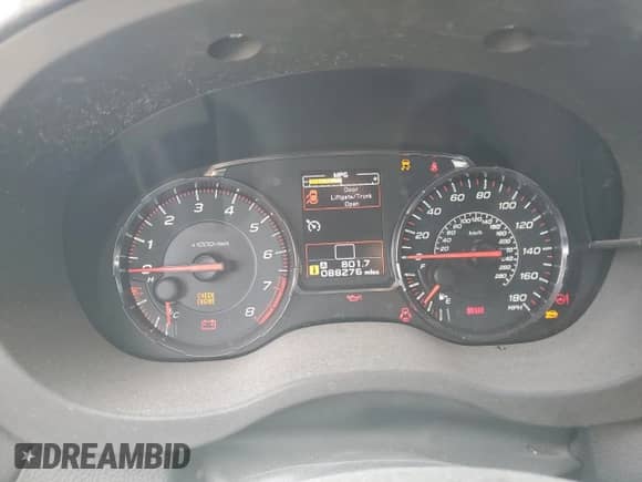 2020 Subaru WRX with VIN JF1VA1A67L9803003, listed as a Copart auction lot 70841175 with 88,276 mi miles and Salvage title. Bid and sale history available at DreamBid. Image 9.