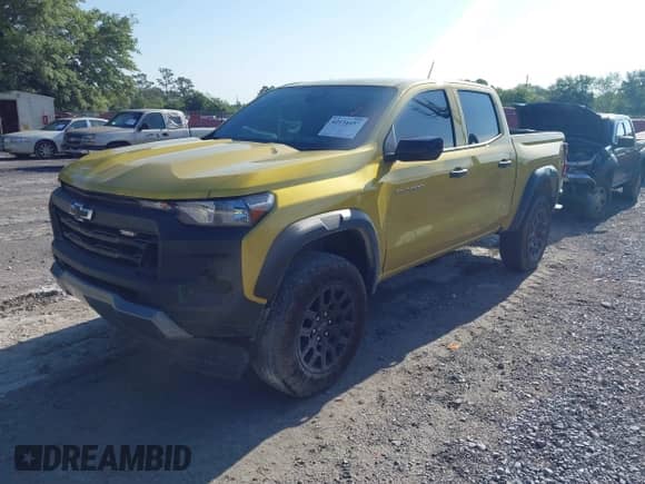 2023 Chevrolet Colorado 4WD Trail Boss with VIN 1GCPTEEK9P1241315, listed as a IAAI auction lot 42134457 with 28,922 mi miles and . Bid and sale history available at DreamBid. Image 2.