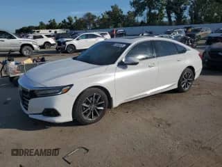 2021 Honda Accord EX-L z VIN 1HGCV1F51MA116803, wystawiony jako Copart lot #70489375 z przebiegiem 66 389 mil mil oraz Szkoda całkowita • Salvage title. Historia ofert i sprzedaży dostępna na DreamBid. Obrazek 1.