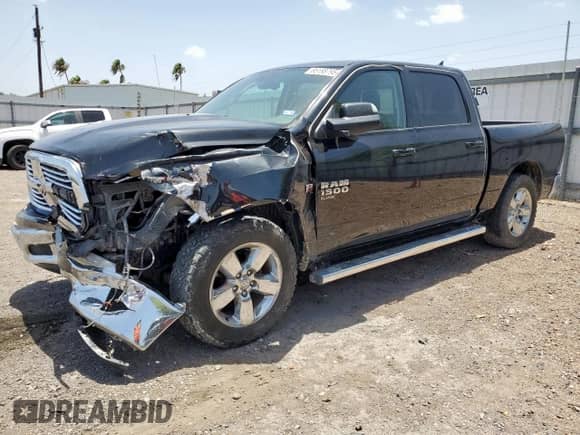 2019 Ram 1500 Warlock z VIN 1C6RR6LT4KS549365, wystawiony jako Copart lot #65188795 z przebiegiem 86 996 mil mil oraz Szkoda całkowita • Salvage title. Historia ofert i sprzedaży dostępna na DreamBid. Obrazek 1.