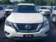 2017 Nissan Pathfinder SV with VIN 5N1DR2MM9HC615605, listed as a IAAI auction lot 42245107 with 112,536 mi miles and . Bid and sale history available at DreamBid. Image 12.