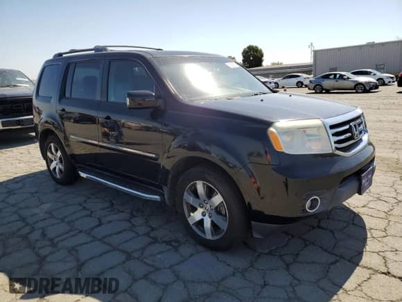 2012 Honda Pilot Touring with VIN 5FNYF4H98CB039372, listed as a Copart auction lot 81838075 with 263,394 mi miles and Salvage title. Bid and sale history available at DreamBid. Image 4.