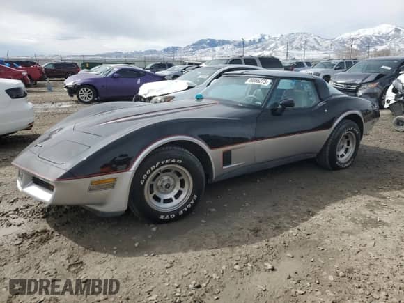 1981 Chevrolet Corvette z VIN 1G1AY8761BS408237, wystawiony jako Copart lot #49886275 z przebiegiem 50 978 mil mil oraz Czysty tytuł • Clean title. Historia ofert i sprzedaży dostępna na DreamBid. Obrazek 1.