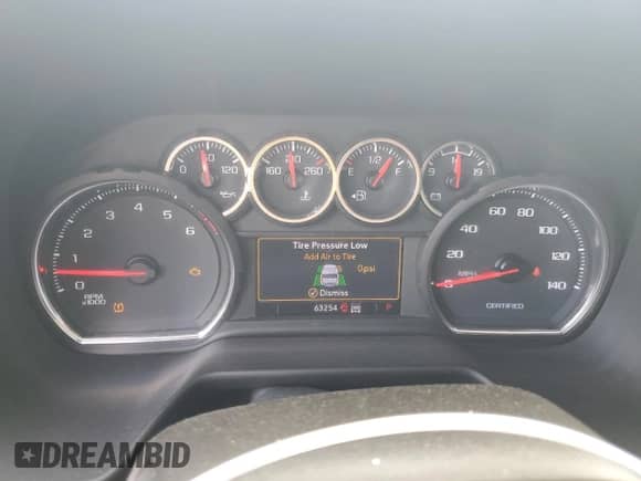 2021 Chevrolet Tahoe Commercial with VIN 1GNSKLED2MR337455, listed as a Copart auction lot 61799655 with 63,254 mi miles and Salvage title. Bid and sale history available at DreamBid. Image 9.