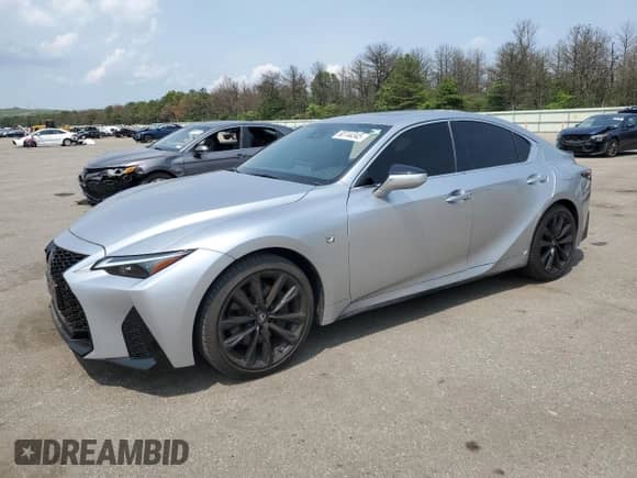 2023 Lexus IS 350 F Sport z VIN JTHGZ1E2XP5027982, wystawiony jako Copart lot #60744345 z przebiegiem 13 350 mil mil oraz Szkoda całkowita • Salvage title. Historia ofert i sprzedaży dostępna na DreamBid. Obrazek 1.
