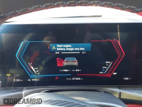 2025 BMW M3 Competition xDrive with VIN WBS33HJ04SFU25148, listed as a IAAI auction lot 41942920 with 1,166 mi miles and . Bid and sale history available at DreamBid. Image 7.