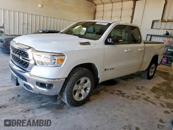2022 Ram 1500 Big Horn с VIN 1C6RREBGXNN398744, выставлен на аукционе Copart как лот 63469075 с пробегом 83 294 миль миль и Чистый • Clean title. История ставок и продаж доступна на DreamBid. Изображение 1.