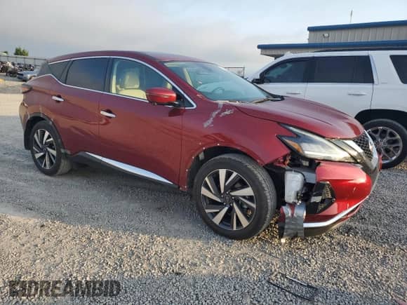 2024 Nissan Murano SL with VIN 5N1AZ2CJXRC115867, listed as a Copart auction lot 62669945 with 7,442 mi miles and Salvage title. Bid and sale history available at DreamBid. Image 4.