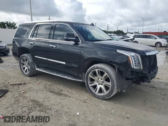 2016 Cadillac Escalade Luxury Collection with VIN 1GYS4BKJ5GR206798, listed as a Copart auction lot 65201025 with 150,537 mi miles and Salvage title. Bid and sale history available at DreamBid. Image 4.