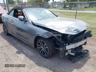 2025 BMW 4 Series 430i with VIN WBA33DB00SCU43630, listed as a IAAI auction lot 42172591 with Not provided miles and . Bid and sale history available at DreamBid. Image 1.