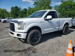 2016 Ford F-150 XL with VIN 1FTMF1E86GKF38205, listed as a Copart auction lot 62131295 with 195,081 mi miles and Salvage title. Bid and sale history available at DreamBid. Image 1.