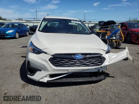 2025 Subaru Impreza with VIN JF1GUABC8S8276274, listed as a Copart auction lot 80136735 with 6,646 mi miles and Salvage title. Bid and sale history available at DreamBid. Image 5.