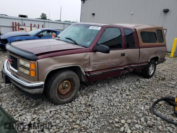 1996 GMC Sierra 1500 z VIN 2GTEC19R8T1529807, wystawiony jako Copart lot #66665385 z przebiegiem 162 241 mil mil oraz Nie do naprawy • Non repairable. Historia ofert i sprzedaży dostępna na DreamBid. Obrazek 1.