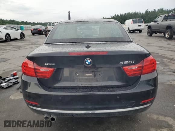 2015 BMW 4 Series 428i xDrive with VIN WBA3T1C55FP820878, listed as a Copart auction lot 63287345 with 69,873 mi miles and Salvage title. Bid and sale history available at DreamBid. Image 6.