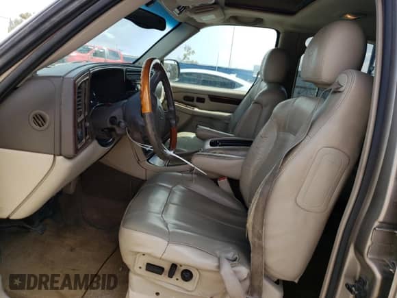 2002 Cadillac Escalade with VIN 1GYEC63T82R142238, listed as a Copart auction lot 66469914 with Not provided miles and Salvage title. Bid and sale history available at DreamBid. Image 7.
