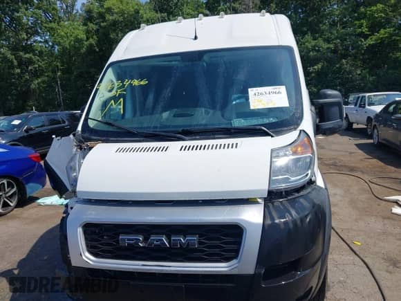 2021 Ram ProMaster Cargo z VIN 3C6MRVJG9ME577193, wystawiony jako IAAI lot #42634966 z przebiegiem 41 892 mil mil oraz . Historia ofert i sprzedaży dostępna na DreamBid. Obrazek 12.