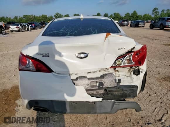 2012 Hyundai Genesis Coupe 2.0T with VIN KMHHT6KD2CU068984, listed as a Copart auction lot 61478935 with 104,911 mi miles and Salvage title. Bid and sale history available at DreamBid. Image 6.