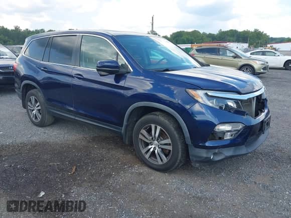 2017 Honda Pilot EX-L z VIN 5FNYF6H51HB076280, wystawiony jako IAAI lot #42992039 z przebiegiem 125 804 mil mil oraz . Historia ofert i sprzedaży dostępna na DreamBid. Obrazek 1.