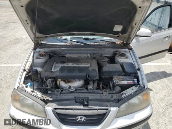 2005 Hyundai Elantra GLS with VIN KMHDN56D25U138578, listed as a Copart auction lot 61220915 with 126,702 mi miles and Salvage title. Bid and sale history available at DreamBid. Image 11.
